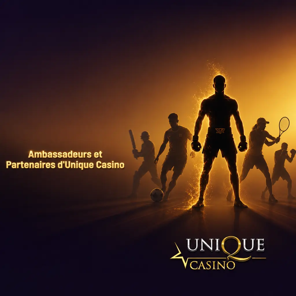 Ambassadeurs et Partenaires d'Unique Casino